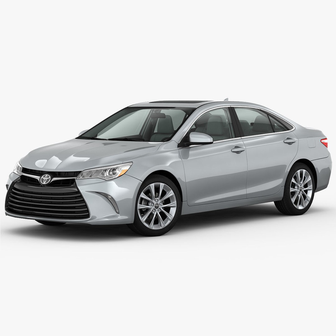 Toyota Camry XLE 2015 3D Model – Detailed Interior, FBX, OBJ - View 10