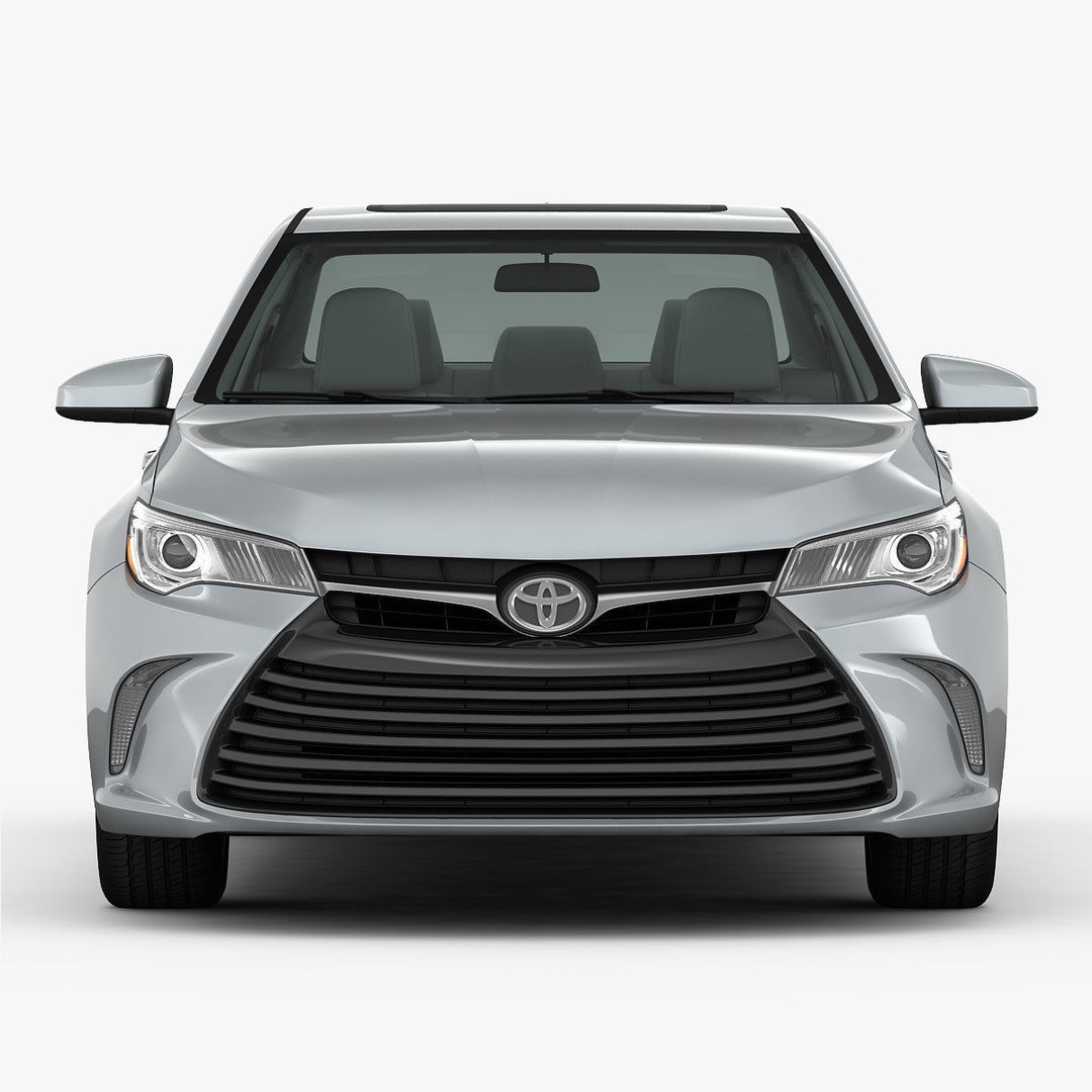 Toyota Camry XLE 2015 3D Model – Detailed Interior, FBX, OBJ - View 12