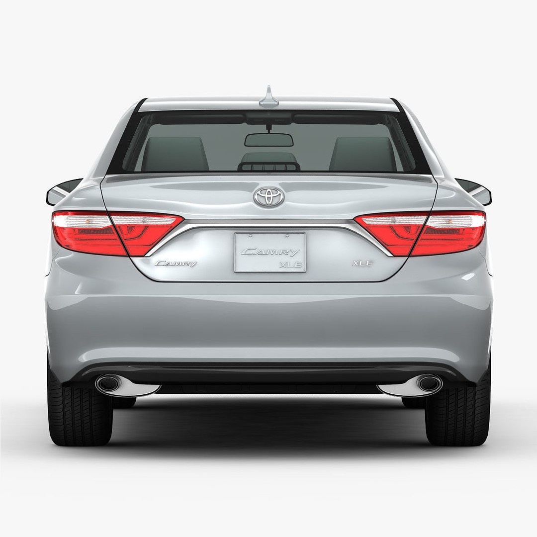 Toyota Camry XLE 2015 3D Model – Detailed Interior, FBX, OBJ - View 13