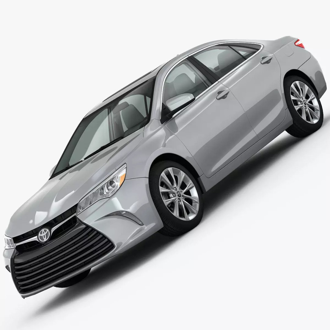 Toyota Camry XLE 2015 3D Model – Detailed Interior, FBX, OBJ - View 2