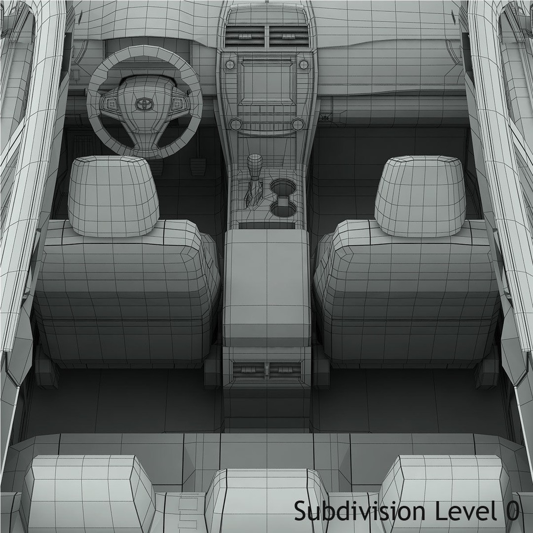 Toyota Camry XLE 2015 3D Model – Detailed Interior, FBX, OBJ - View 25