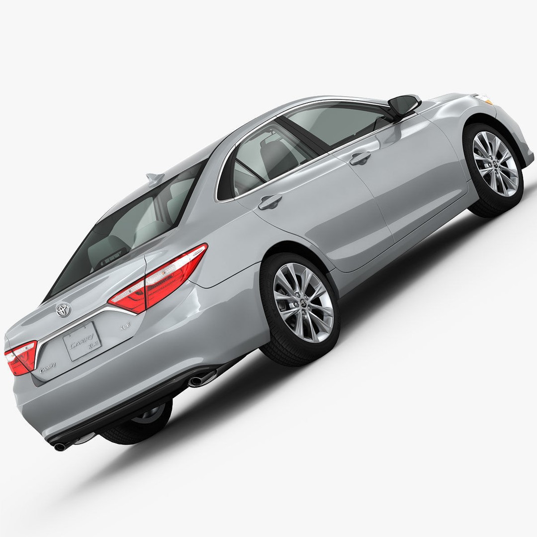 Toyota Camry XLE 2015 3D Model – Detailed Interior, FBX, OBJ - View 3