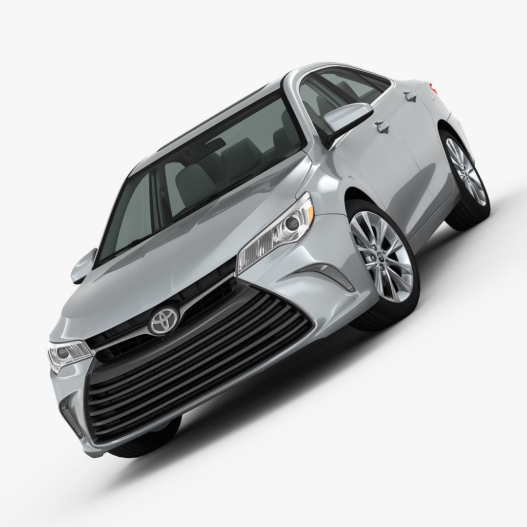 Toyota Camry XLE 2015 3D Model – Detailed Interior, FBX, OBJ - View 4