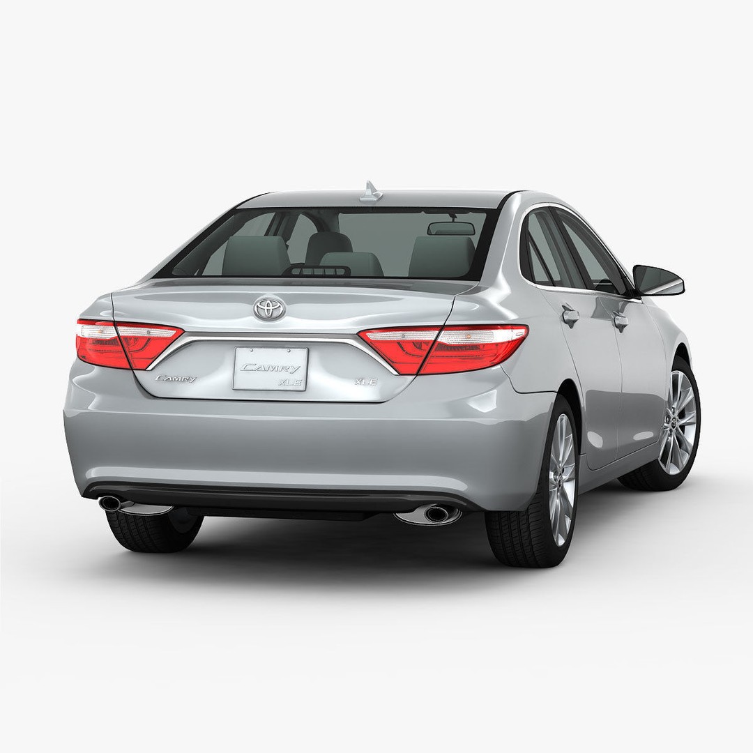 Toyota Camry XLE 2015 3D Model – Detailed Interior, FBX, OBJ - View 5