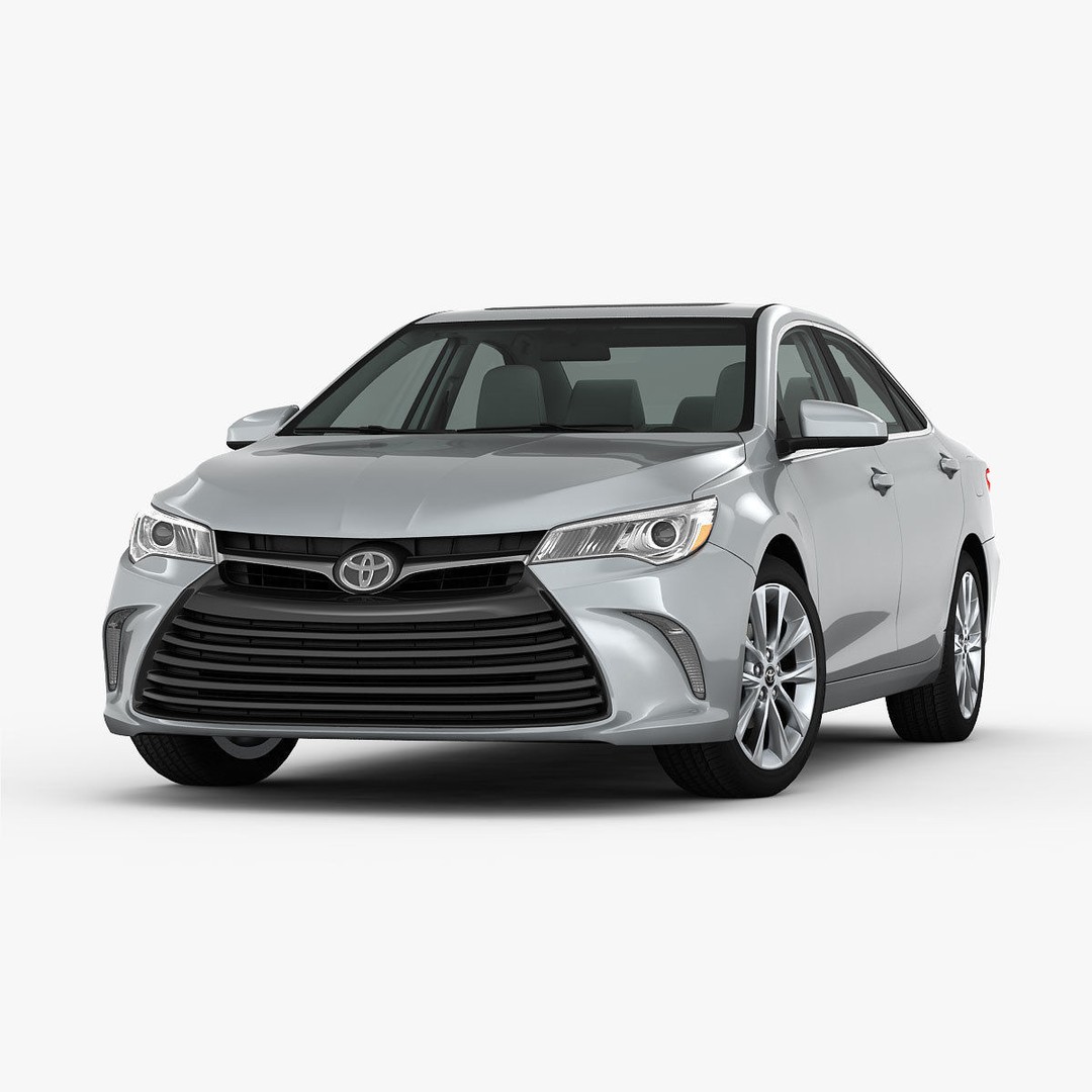 Toyota Camry XLE 2015 3D Model – Detailed Interior, FBX, OBJ - View 6