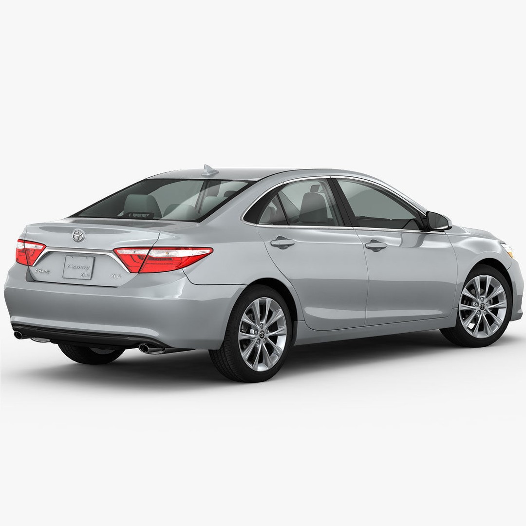 Toyota Camry XLE 2015 3D Model – Detailed Interior, FBX, OBJ - View 7