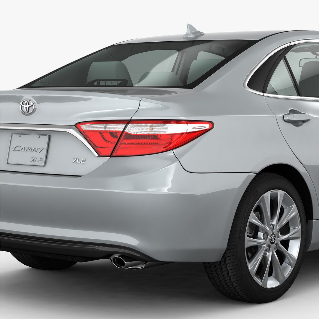 Toyota Camry XLE 2015 3D Model – Detailed Interior, FBX, OBJ - View 8
