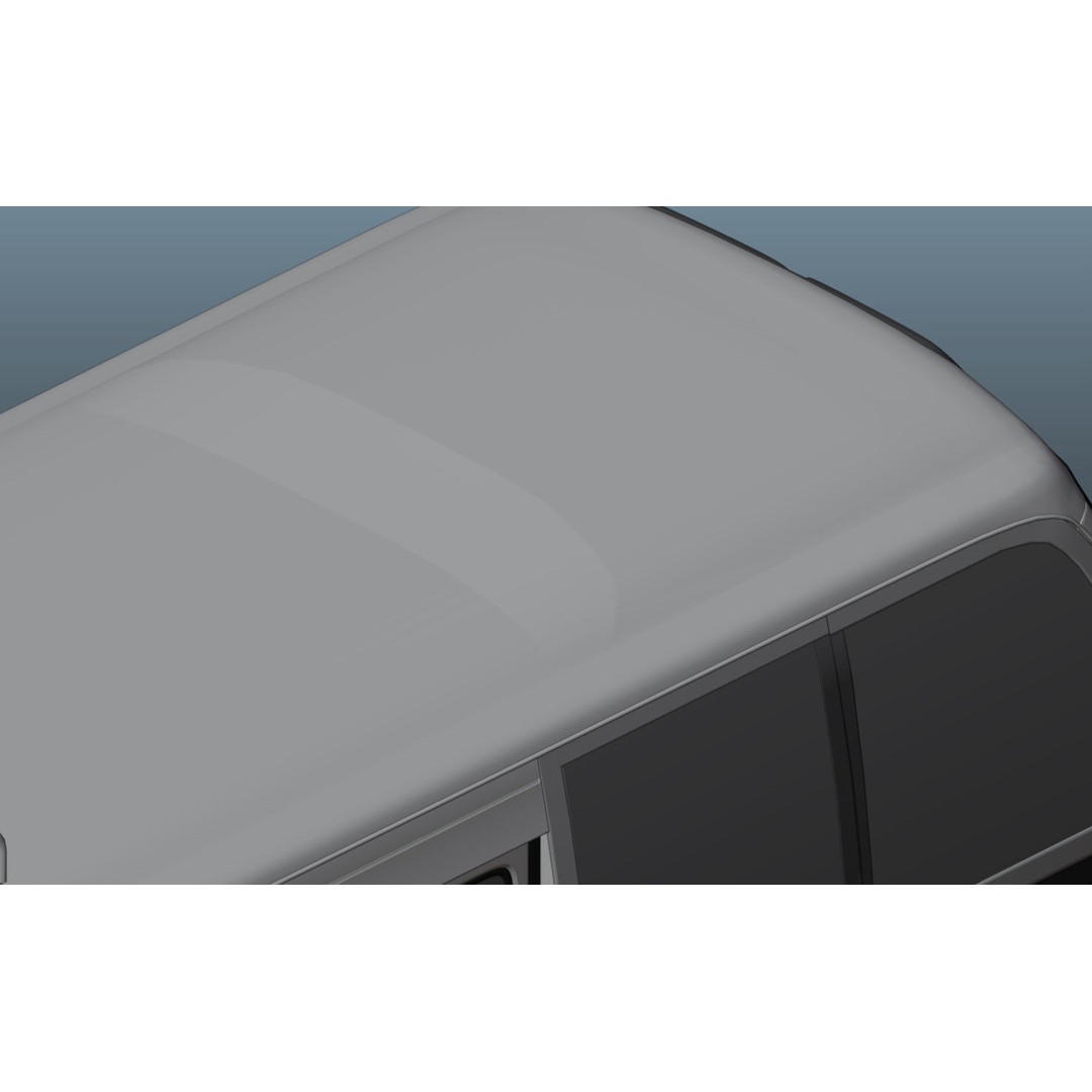 Toyota Coaster 3D Model – Low Poly Microbus Asset, FBX & Blender - View 16