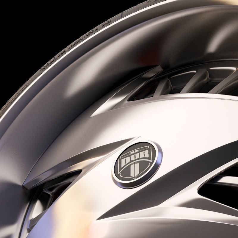 Luxury Car Rim 3D Model – 15 Beautiful Rims Pack, PBR Textures - View 48