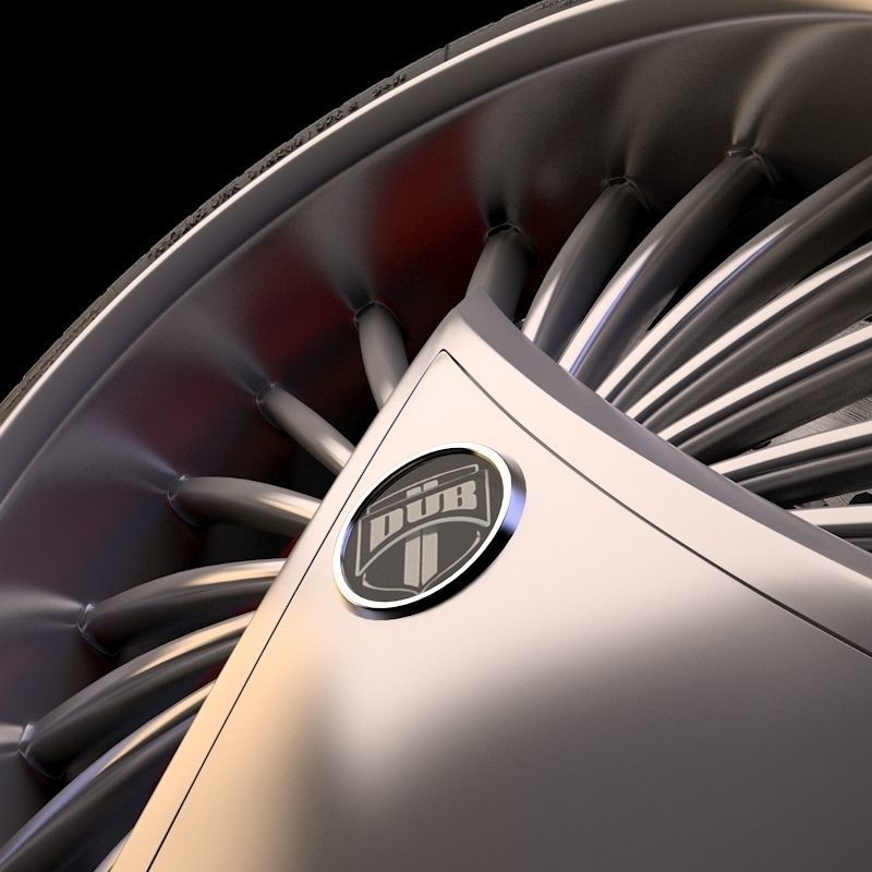 Luxury Car Rim 3D Model – 15 Beautiful Rims Pack, PBR Textures - View 62