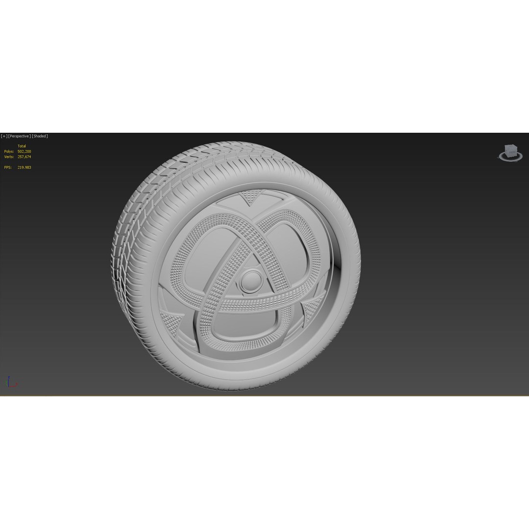 Luxury Car Rim 3D Model – 15 Beautiful Rims Pack, PBR Textures - View 70