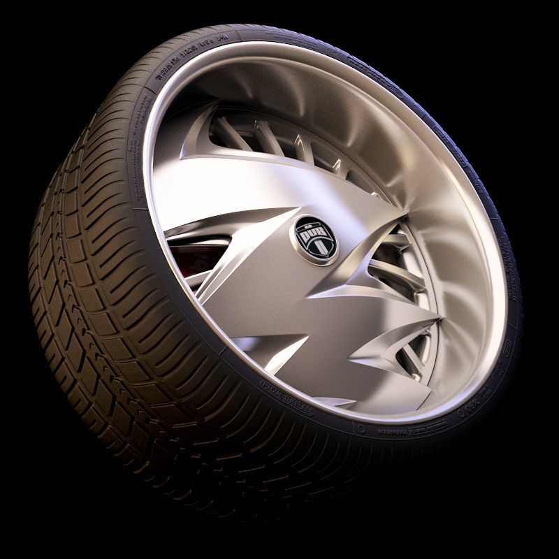 Luxury Car Rim 3D Model – 15 Beautiful Rims Pack, PBR Textures - View 89
