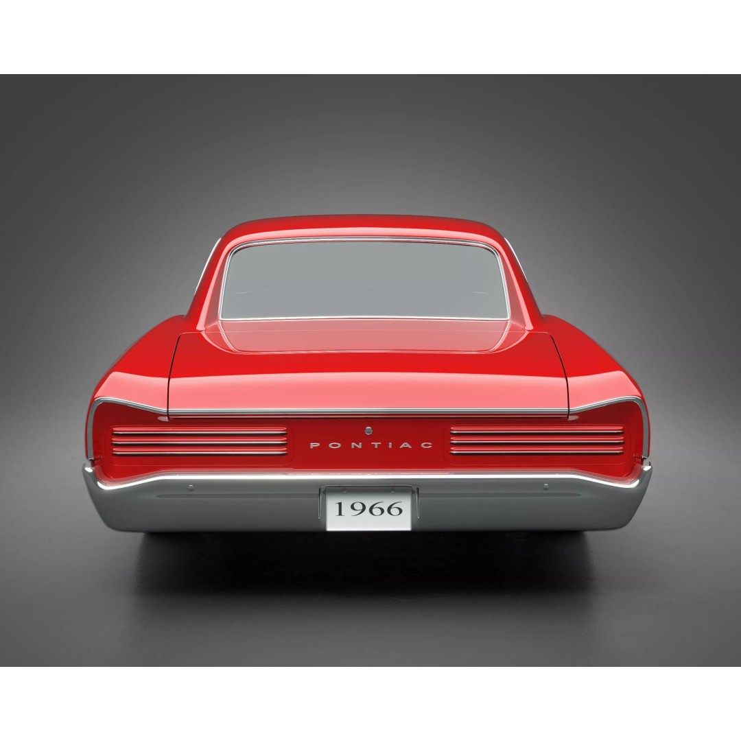 1966 Pontiac GTO 3D Model – Classic Muscle Car, FBX & OBJ Formats - View 5