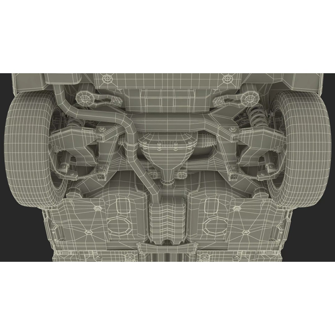 Modern City Crossover SUV 3D Model – High Poly PBR Asset, FBX