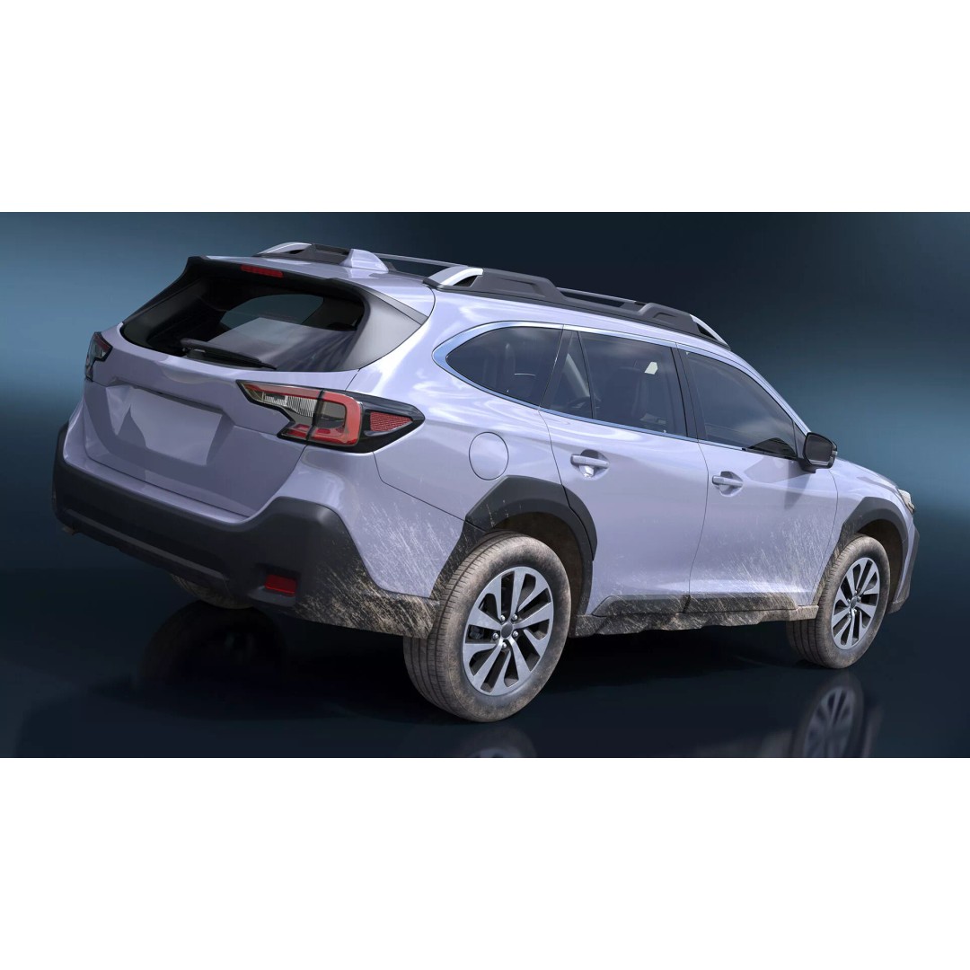 Modern City Crossover SUV 3D Model – High Poly PBR Asset, FBX - View 11