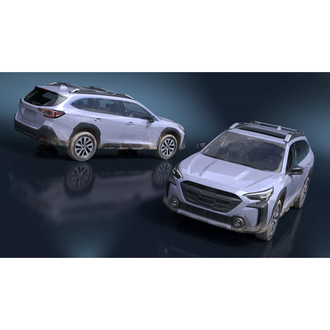 Modern City Crossover SUV 3D Model – High Poly PBR Asset, FBX - View 12