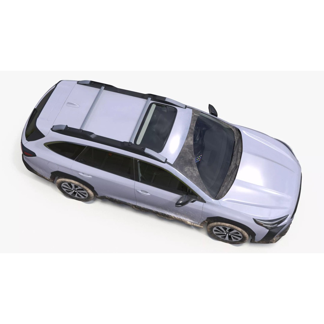 Modern City Crossover SUV 3D Model – High Poly PBR Asset, FBX - View 13