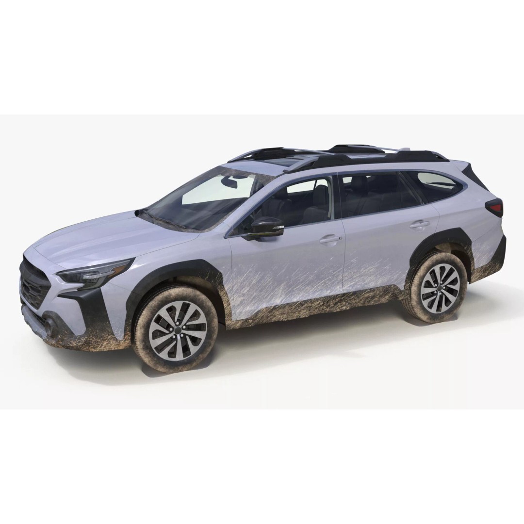 Modern City Crossover SUV 3D Model – High Poly PBR Asset, FBX - View 2