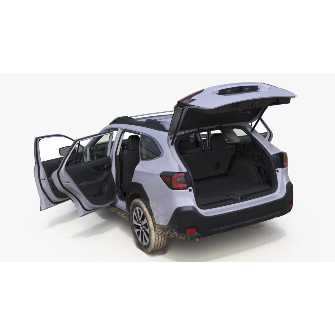 Modern City Crossover SUV 3D Model – High Poly PBR Asset, FBX - View 24