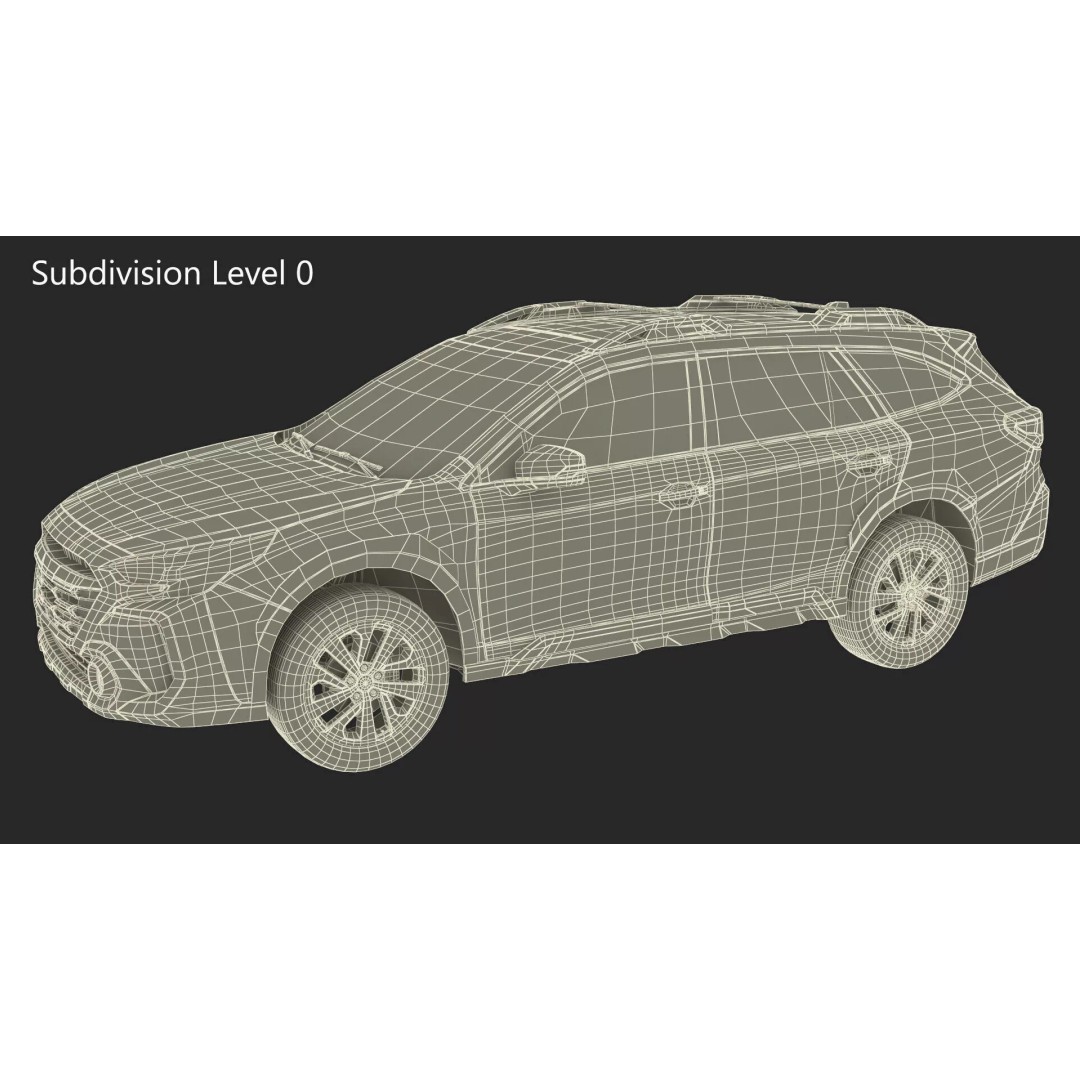 Modern City Crossover SUV 3D Model – High Poly PBR Asset, FBX - View 30
