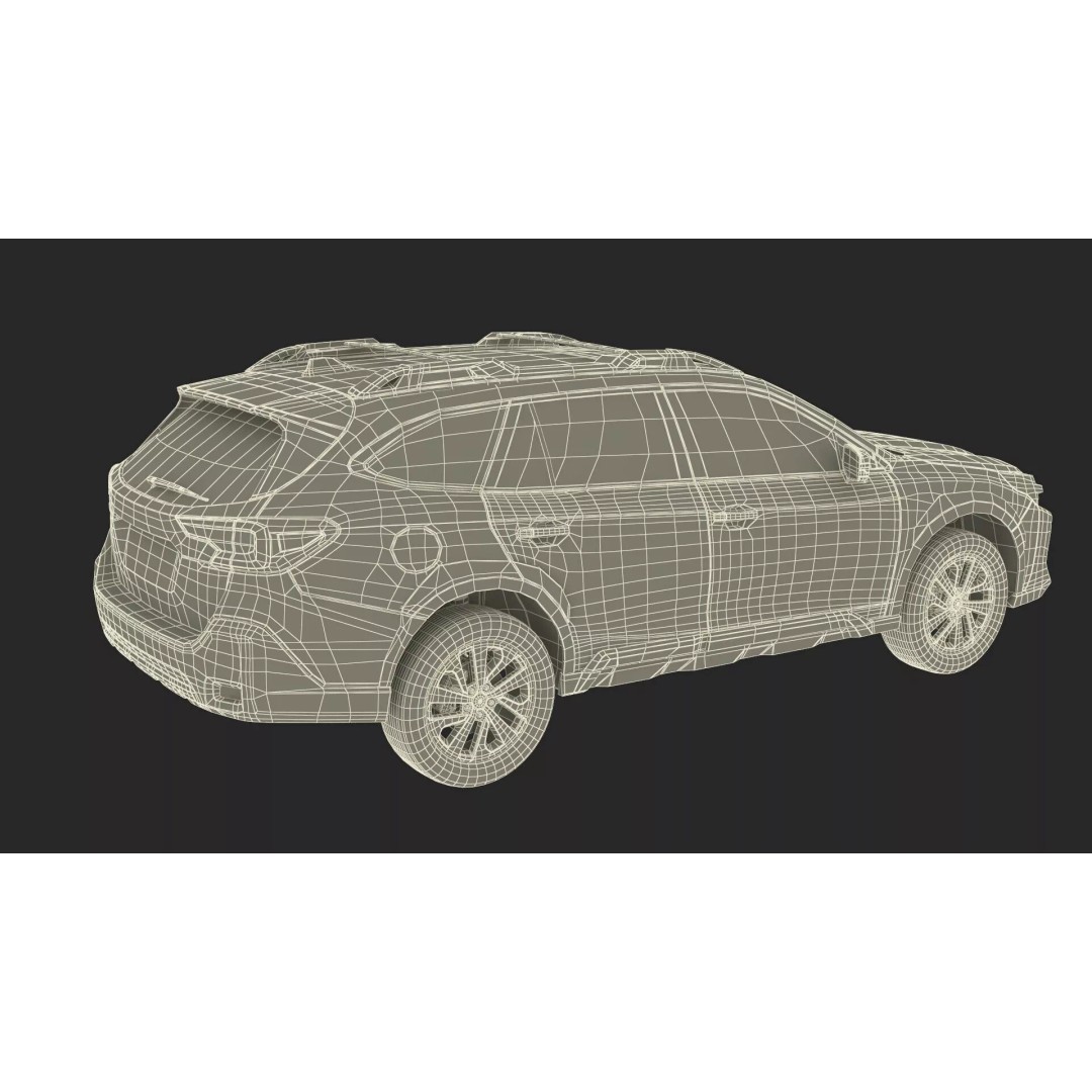 Modern City Crossover SUV 3D Model – High Poly PBR Asset, FBX - View 35