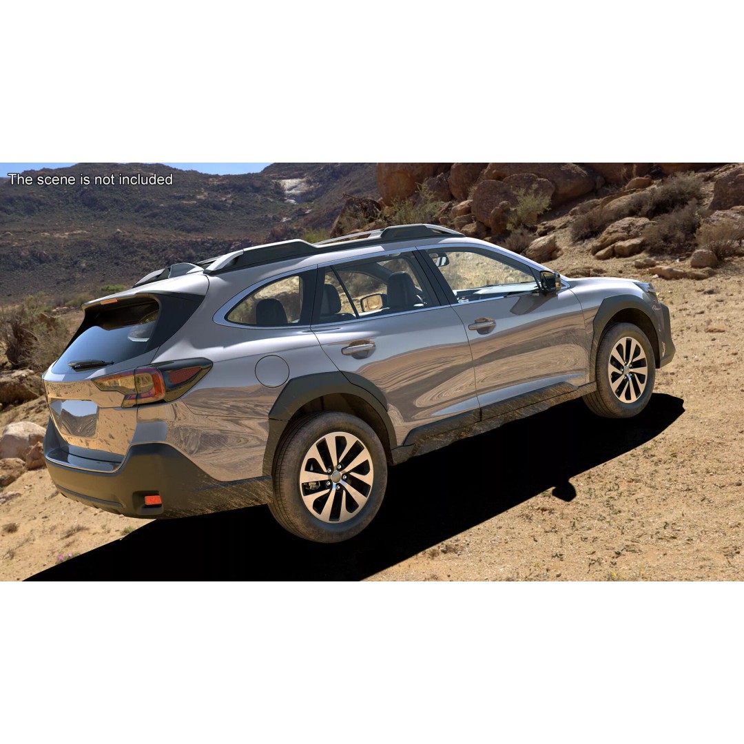 Modern City Crossover SUV 3D Model – High Poly PBR Asset, FBX - View 4