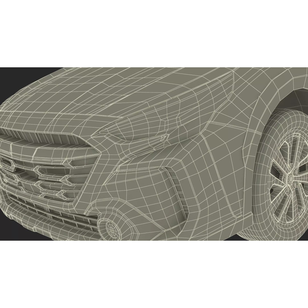 Modern City Crossover SUV 3D Model – High Poly PBR Asset, FBX - View 41