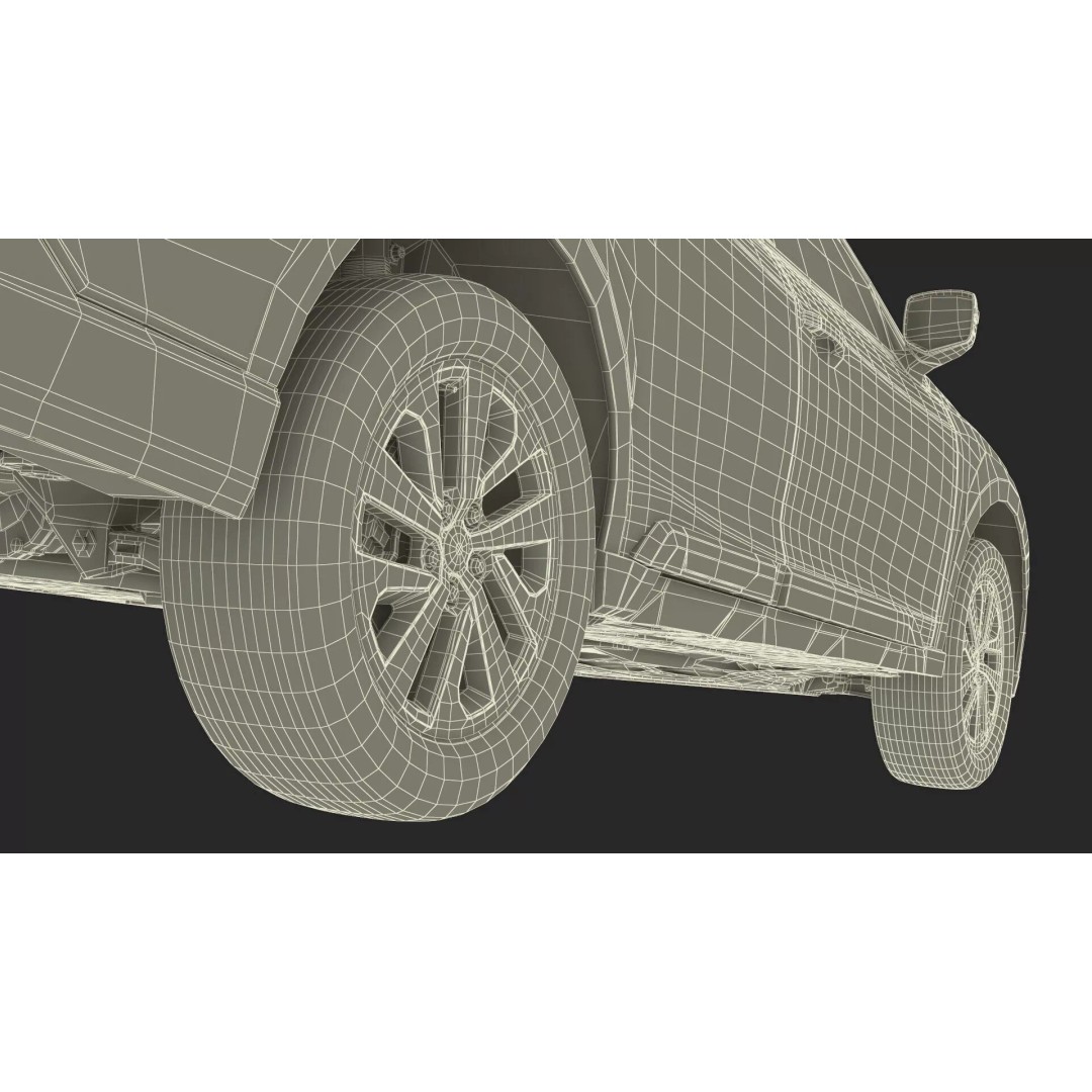 Modern City Crossover SUV 3D Model – High Poly PBR Asset, FBX - View 43