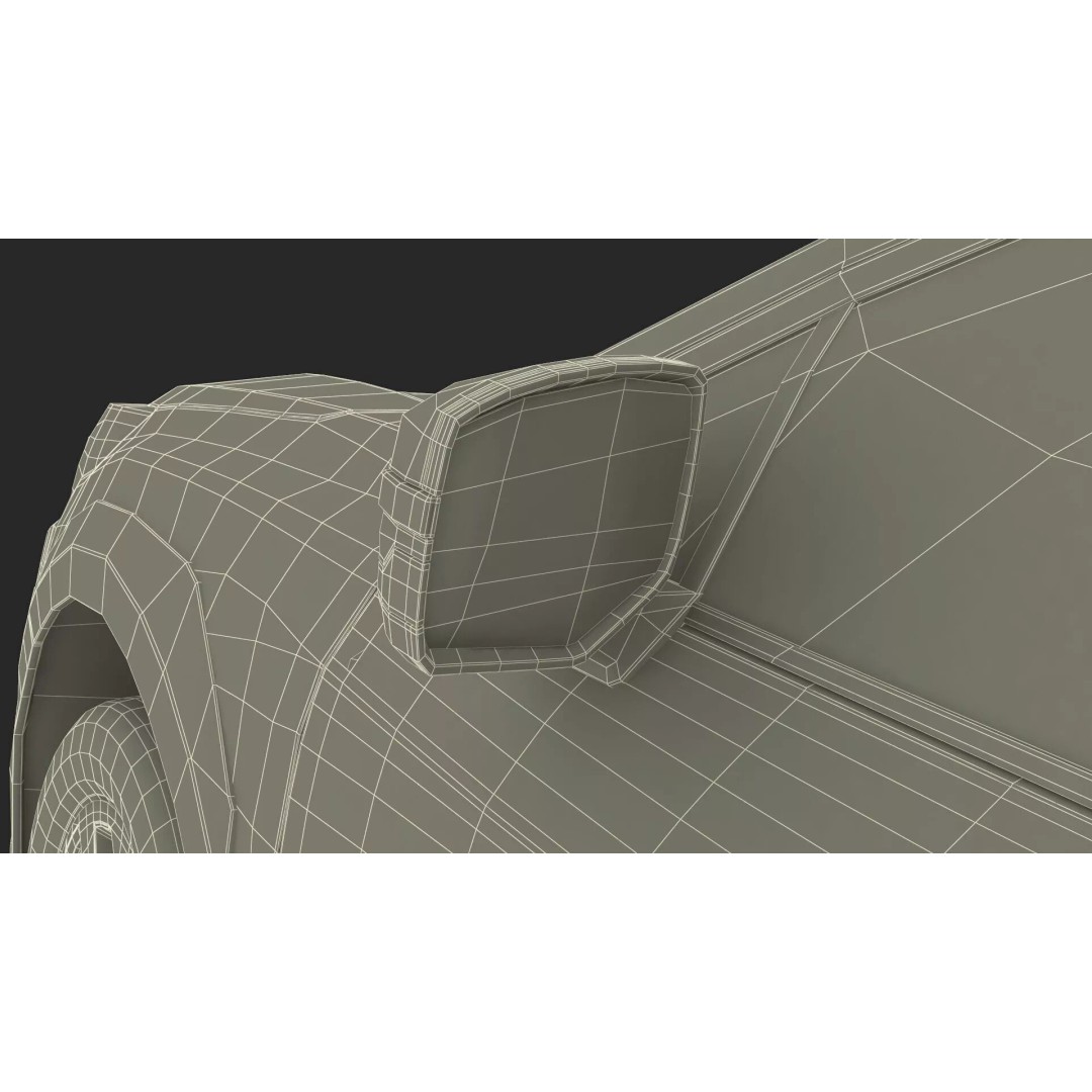 Modern City Crossover SUV 3D Model – High Poly PBR Asset, FBX - View 44