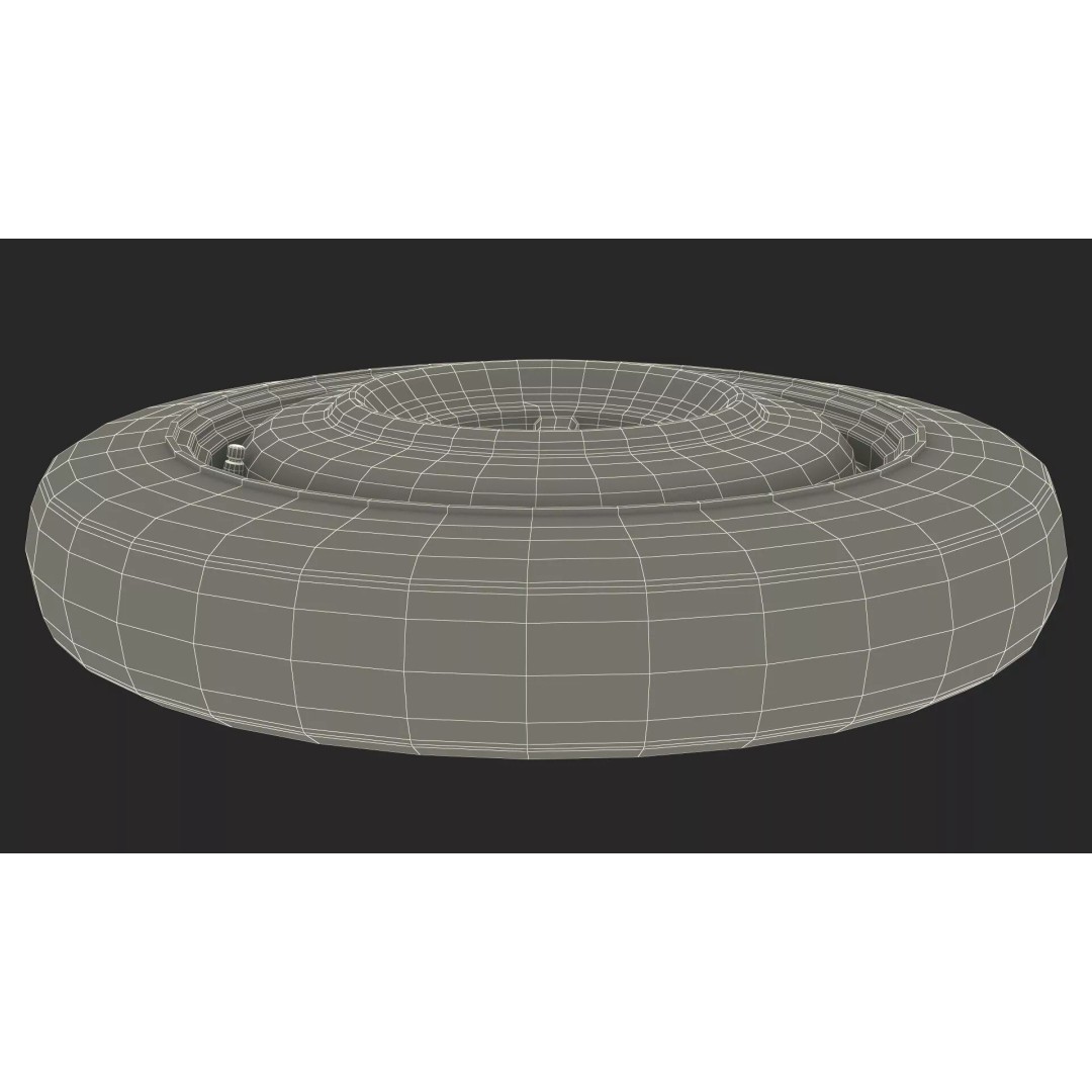 Spare Tire Compact Wheel 3D Model – High Quality PBR Vehicle Part, FBX - View 16