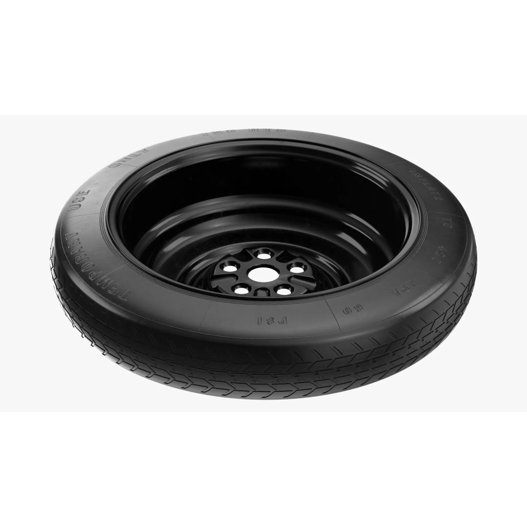 Spare Tire Compact Wheel 3D Model – High Quality PBR Vehicle Part, FBX - View 6