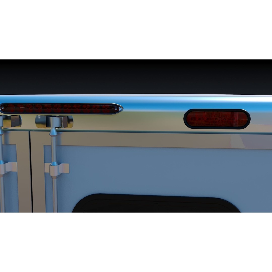Gooseneck Horse Trailer 3D Model – Low Poly Game Asset, PBR Textures - View 24
