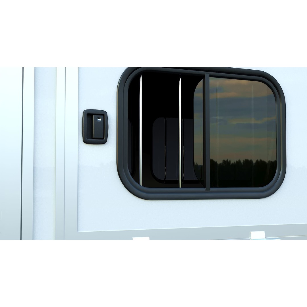 Gooseneck Horse Trailer 3D Model – Low Poly Game Asset, PBR Textures - View 25