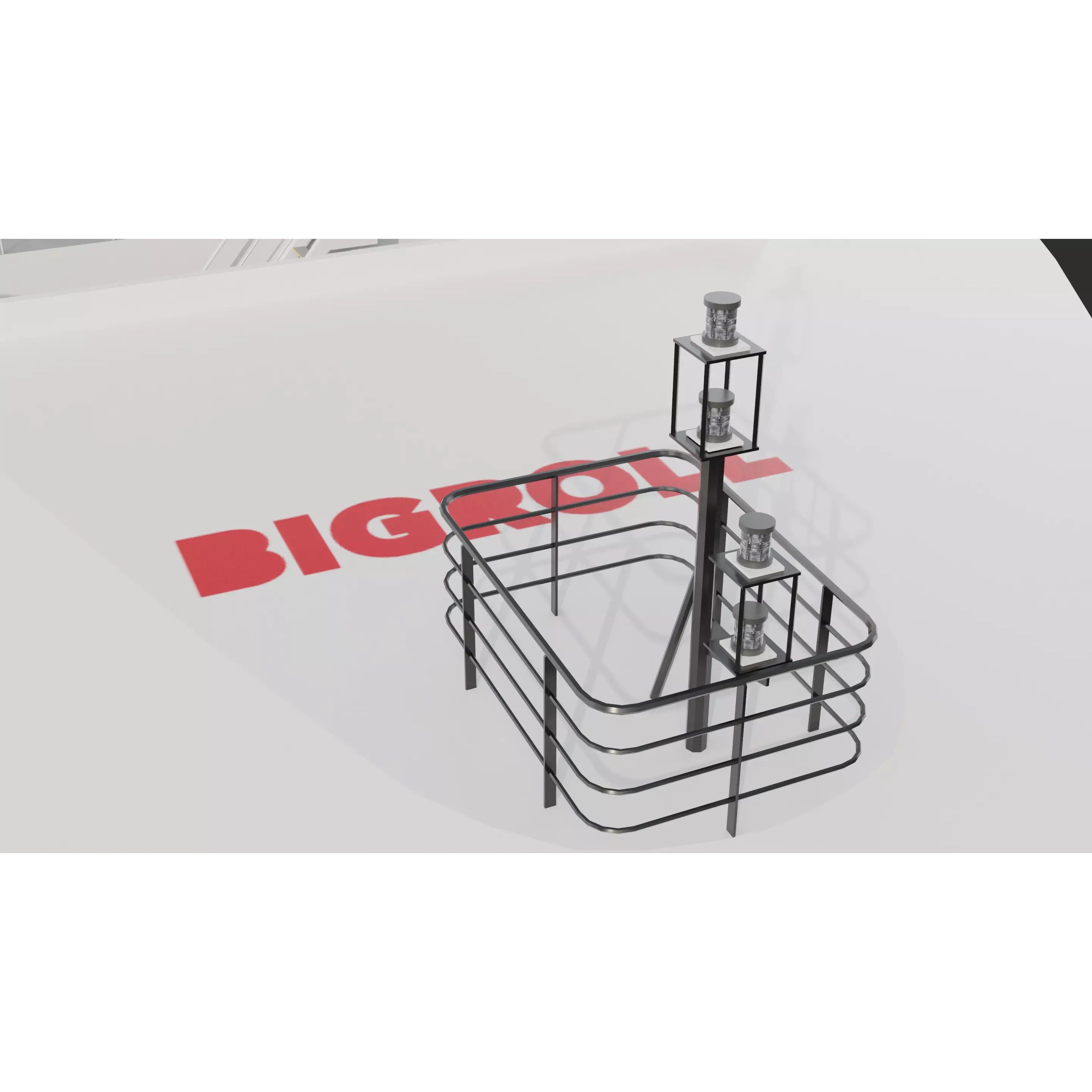 HeavyLift Vessel - Low-Poly Game-Ready 3D Model - View 10