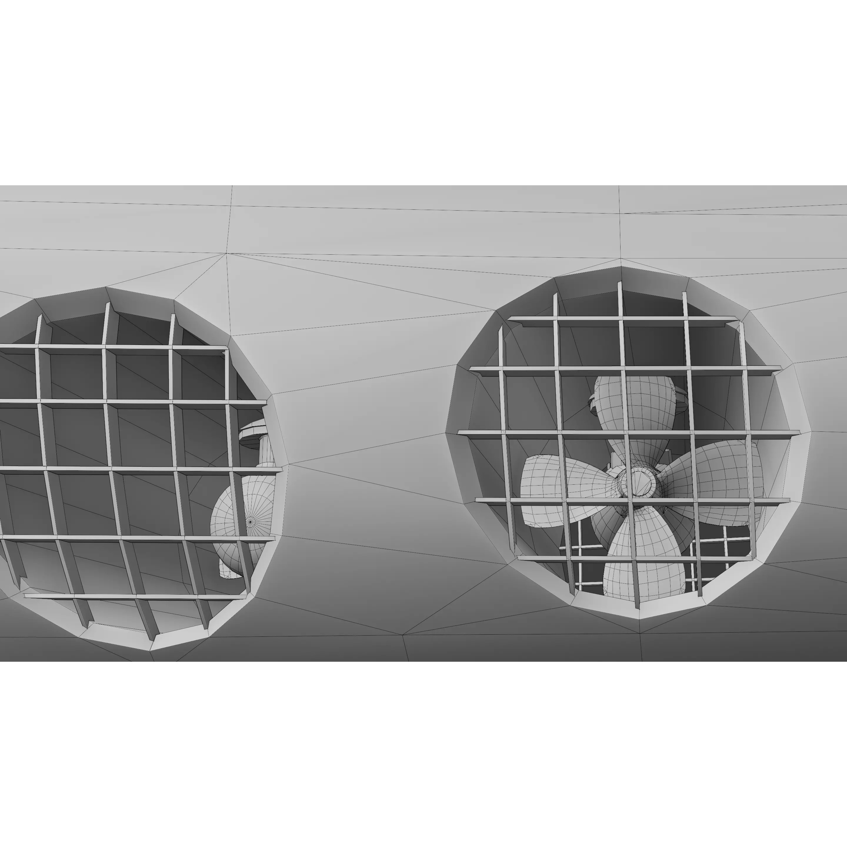 HeavyLift Vessel - Low-Poly Game-Ready 3D Model - View 25