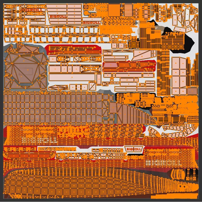 HeavyLift Vessel - Low-Poly Game-Ready 3D Model - View 27