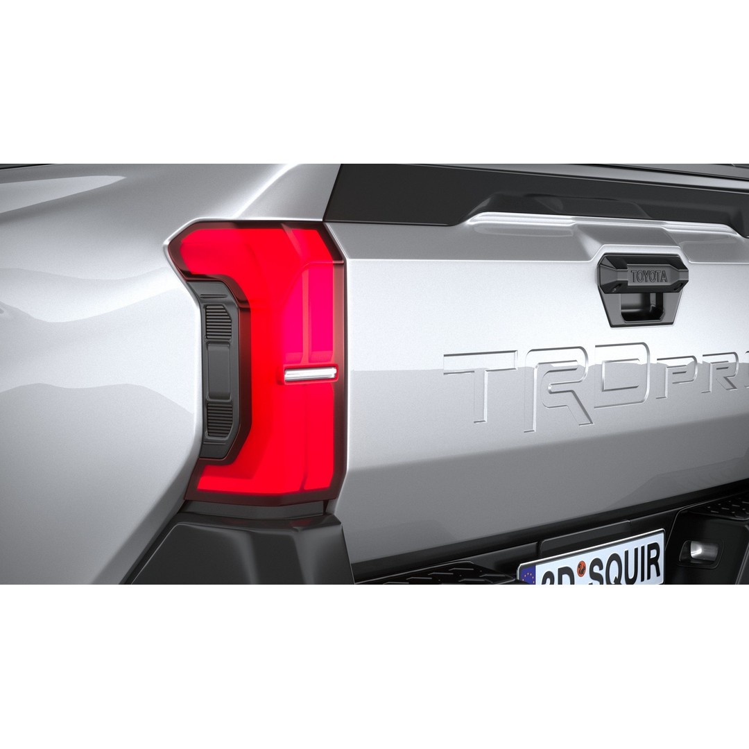 Toyota Tacoma TRD 2024 3D Model – High Poly Game Asset, FBX, OBJ - View 17