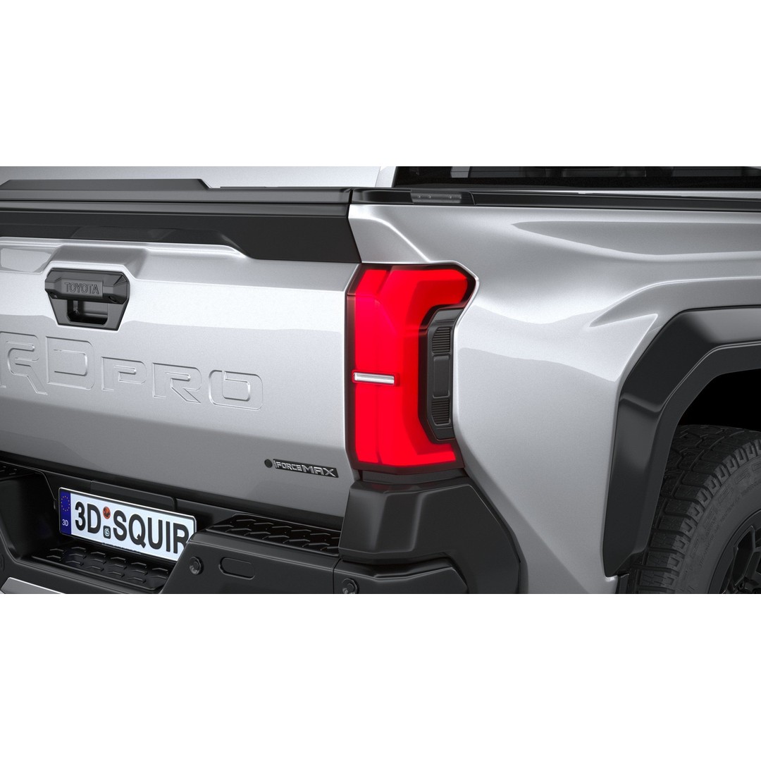 Toyota Tacoma TRD 2024 3D Model – High Poly Game Asset, FBX, OBJ - View 20
