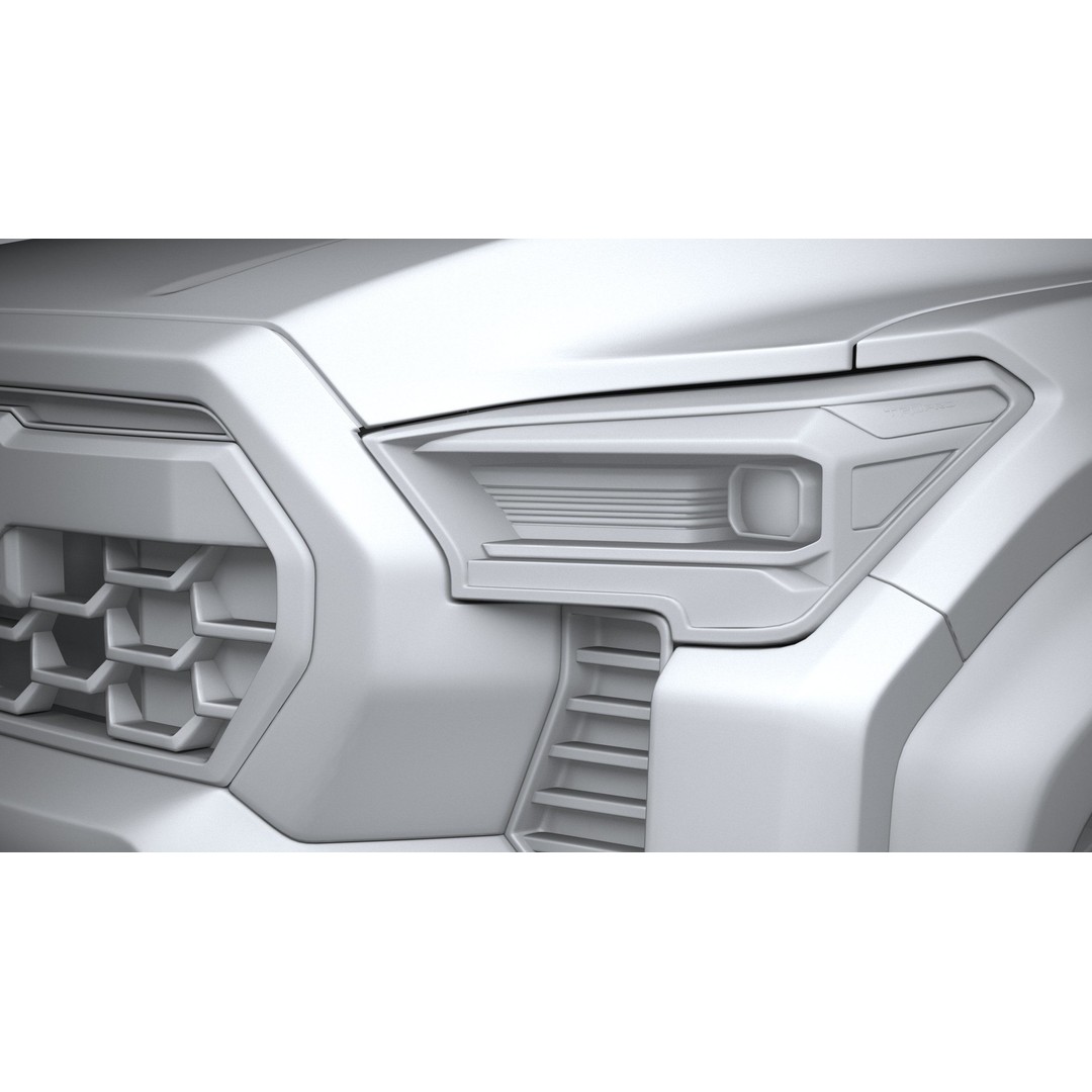 Toyota Tacoma TRD 2024 3D Model – High Poly Game Asset, FBX, OBJ - View 25