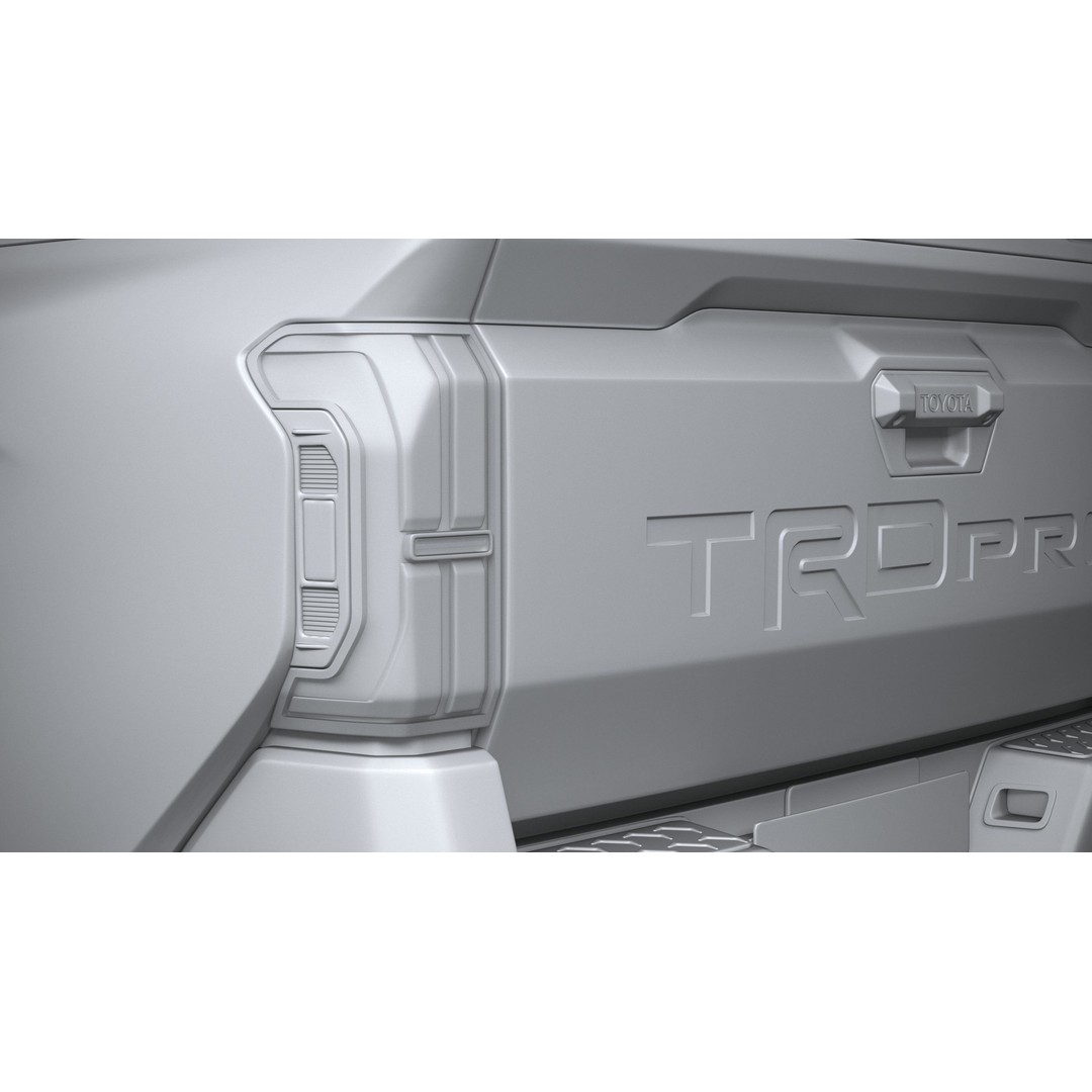 Toyota Tacoma TRD 2024 3D Model – High Poly Game Asset, FBX, OBJ - View 26