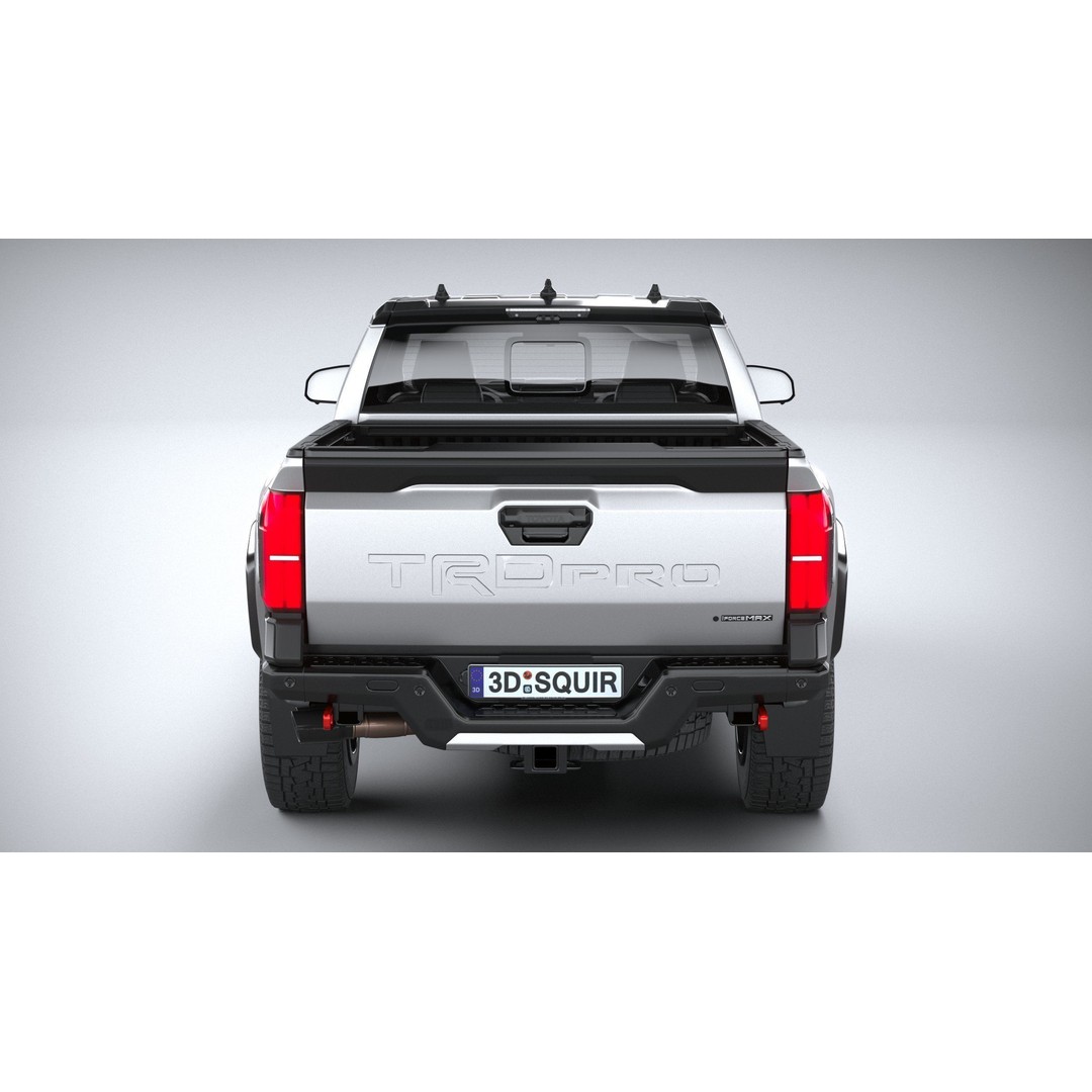 Toyota Tacoma TRD 2024 3D Model – High Poly Game Asset, FBX, OBJ - View 6