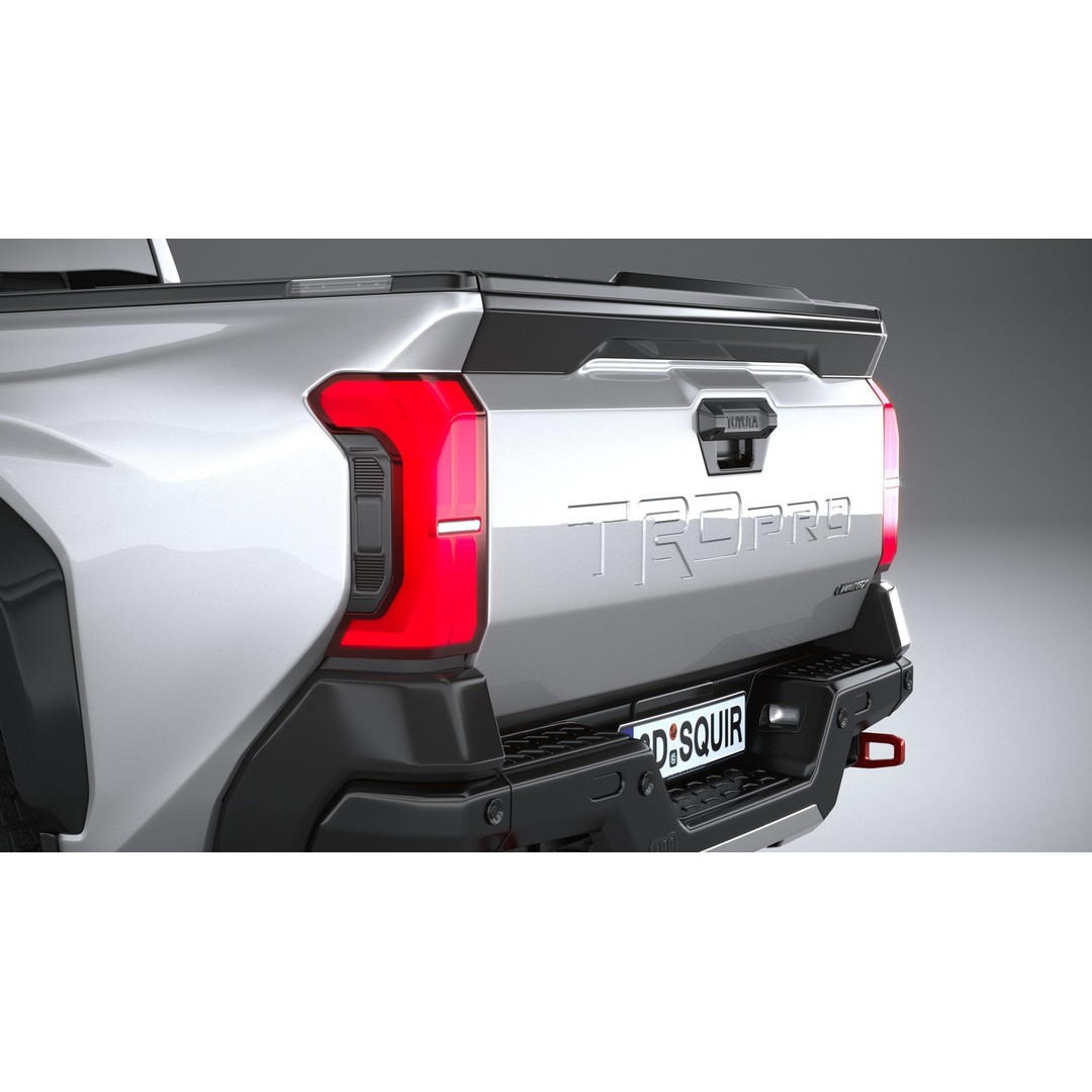 Toyota Tacoma TRD 2024 3D Model – High Poly Game Asset, FBX, OBJ - View 8