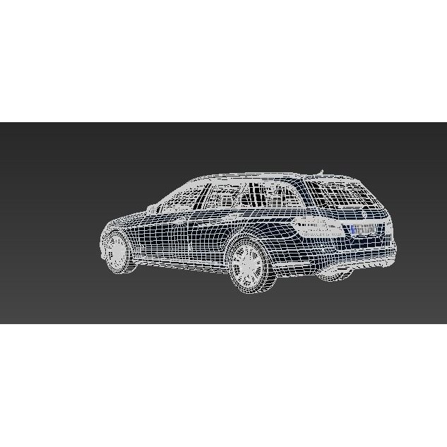 Mercedes Benz E-Class 3D Model – Realistic Luxury Sedan, FBX, C4D - View 13