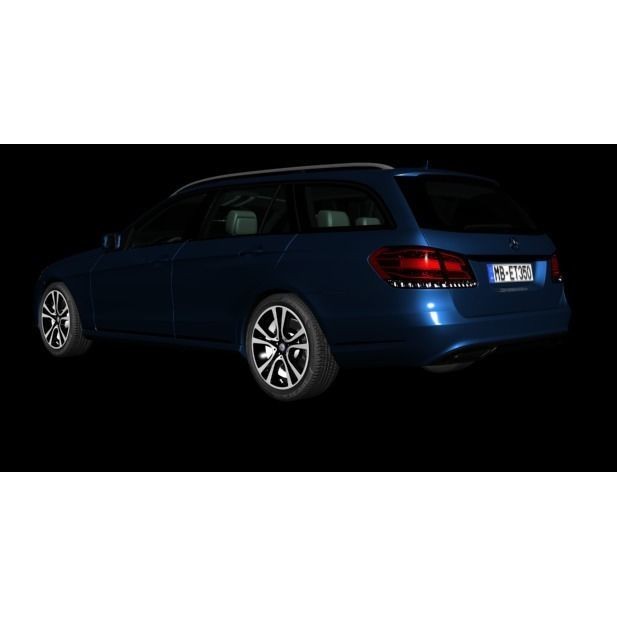Mercedes Benz E-Class 3D Model – Realistic Luxury Sedan, FBX, C4D - View 8