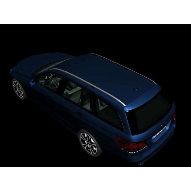 Mercedes Benz E-Class 3D Model – Realistic Luxury Sedan, FBX, C4D - View 9