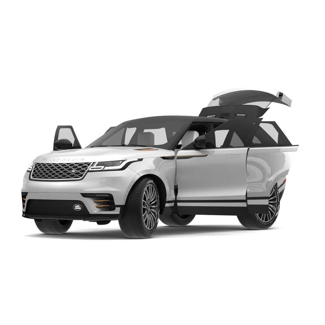2018 Land Rover Range Rover Velar 3D Model – High Poly PBR Asset, FBX - View 11