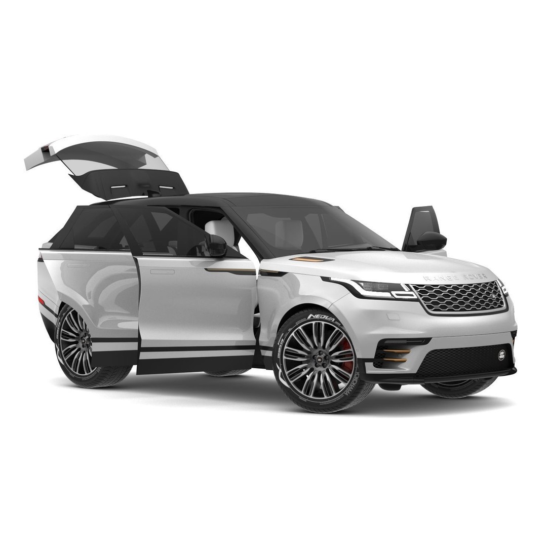 2018 Land Rover Range Rover Velar 3D Model – High Poly PBR Asset, FBX - View 13