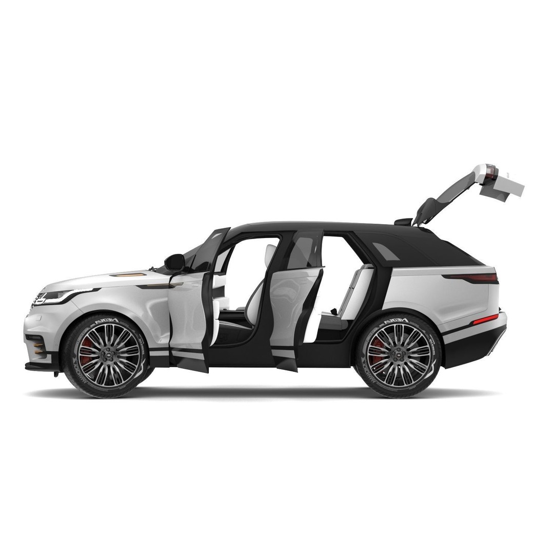 2018 Land Rover Range Rover Velar 3D Model – High Poly PBR Asset, FBX - View 16
