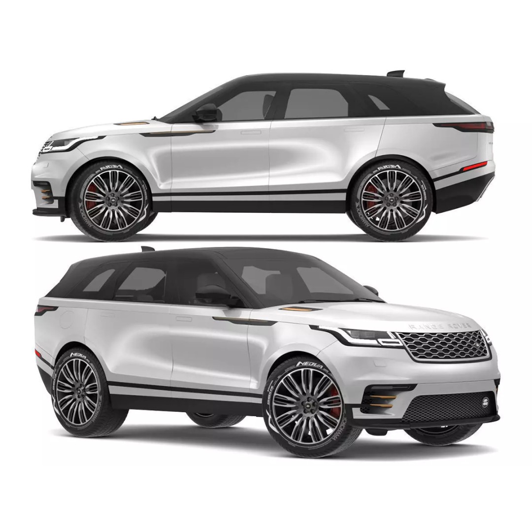 2018 Land Rover Range Rover Velar 3D Model – High Poly PBR Asset, FBX - View 2