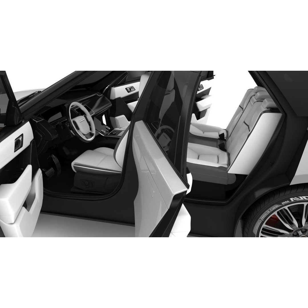 2018 Land Rover Range Rover Velar 3D Model – High Poly PBR Asset, FBX - View 21
